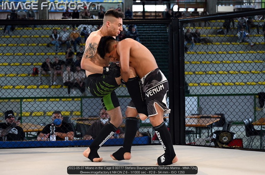 2022-05-07 Milano in the Cage 8 00777 Stefano Baumgaertner-Stefano Manna - MMA 72kg